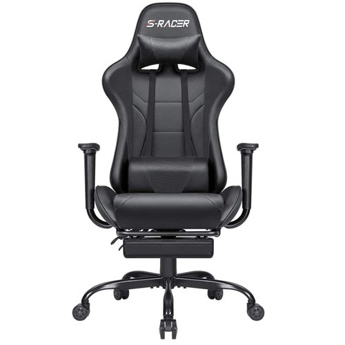 Homall Faux Leather PC & Racing Gaming Chair with Footrest & Reviews